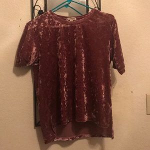 Velvet pink tee!